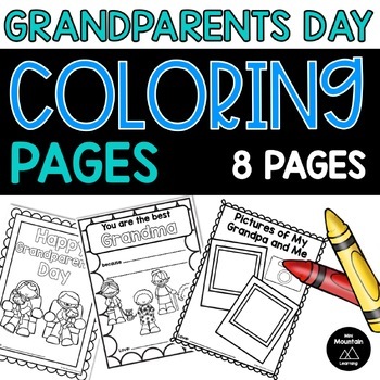 grandma and grandpa coloring pages