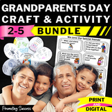 Grandparents Day Craft Activities BUNDLE Card Interview Wr