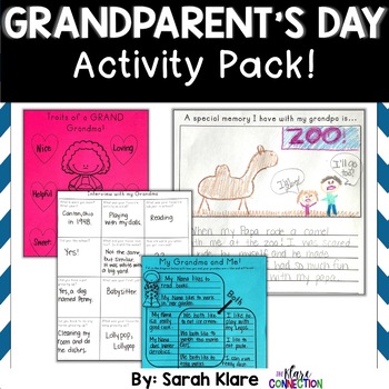 Grandparents Day! {Activity Pack} by The Klare Connection | TpT