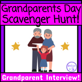 Grandparents Day Activity Scavenger Hunt Grandparent's Day