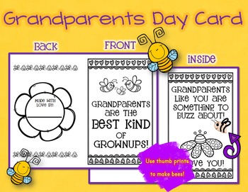 Preview of Grandparents Day Card