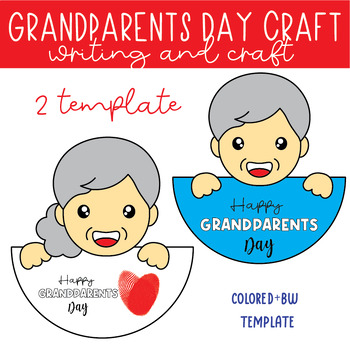 Preview of Grandparents Day Craft & Writing Activities | Mothers Day, Fathers Day Gifts