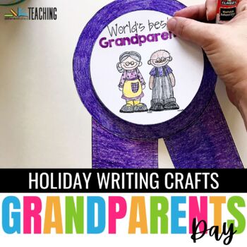 Preview of Grandparents Day Craft & Writing Activity: A September Bulletin Board & Art Gift