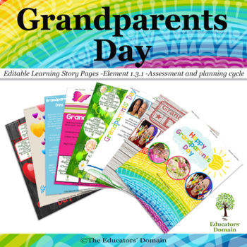 Preview of Grandparents Day Activities, Keepsakes and Learning Stories