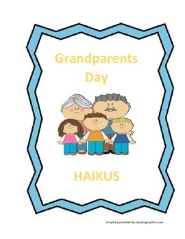 Preview of Grandparents Day: Haikus - FREE!