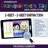 Grandparents Day Idea Digital Math 2-Digit Subtraction Pix