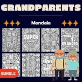 Grandparents Day Mandala Coloring Pages - Fun September Ac