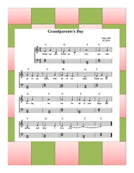 Download Grandparent's Day Sheet Music by One Arts Infusion ...