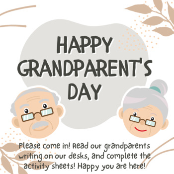 Preview of Grandparents Day / Night Graphic for board