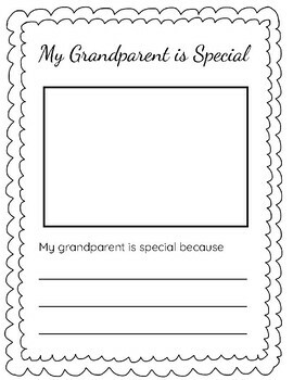 Grandparents Day No-Prep Activities ( 1st - 3rd Grades ) | TPT