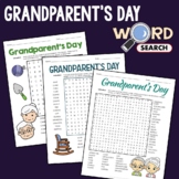 Activities To Do With Grandparents Day Word Search Fun Dig