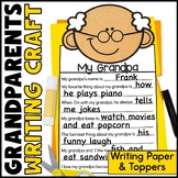 Grandparents Day Writing Craft - Writing Paper Prompts - B