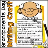 Grandparents Day Writing Craft - Writing Paper Prompts - B