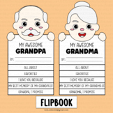 Grandparents Day Writing Flip Book Craft All About Grandma