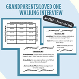 Grandparents' Day (or Loved One) Interview/Scavenger Hunt 