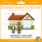Grandparents House - Digital Social Sticker Set | Its Ok Ally