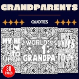 Grandparents day Quotes Mandala Coloring Pages - Fun Grand