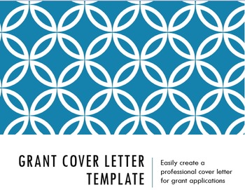 Preview of Grant Cover Letter Template
