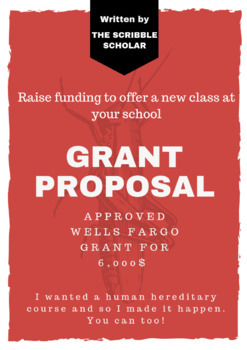 Preview of Grant Proposal to Generate Funding for a new school course
