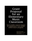 Grant Proposal for an Elementary Music Classroom