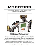 Grant: Winning Proposal for LEGO Mindstorm Robotics Kits