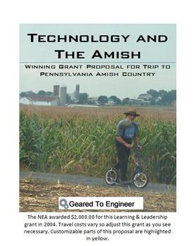 Preview of Grant: Winning Proposal for Trip to Pennsylvania Amish Country