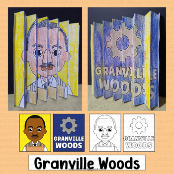 Preview of Granville Woods Craft Black History Month Bulletin Board Agamograph Inventor