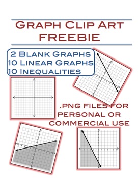 Preview of Graph Clip Art Freebie  - 22 png files