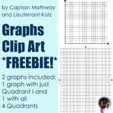 Graph Clip Art *Freebie* Quadrant I and All 4 Quadrants