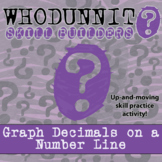 Graph Decimals on a Number Line Whodunnit Activity - Print