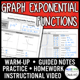 Graphing Exponential Functions Lesson | Guided Notes | War