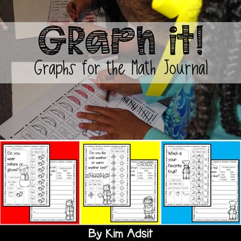 Preview of Graph It! - Graphs for Math Journals