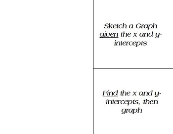 Preview of Graph Line using Intercepts