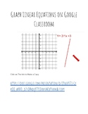 Graph Linear Equations on Google Classroom