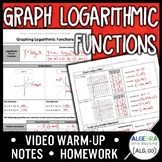 Graph Logarithmic Functions Lesson | Warm-Up | Guided Note