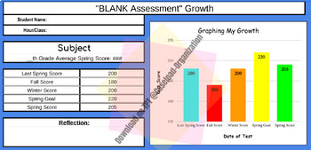 Preview of Graph My Growth for Assessments