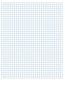 Preview of Graph Paper - 1/4 inch