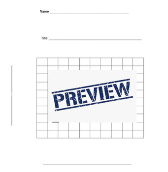 Graph Paper: Full Page Grid - quarter inch squares - 29x38 boxes