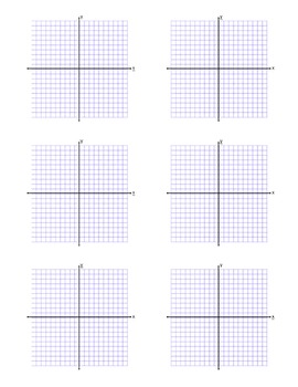 Preview of Graph Paper, 12 graphs on 1 sheet