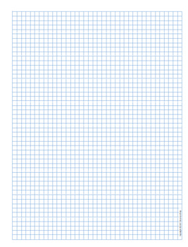Graph Paper .2 Inch Blue Dot And Heavy Index Lines by ClassroomPrep