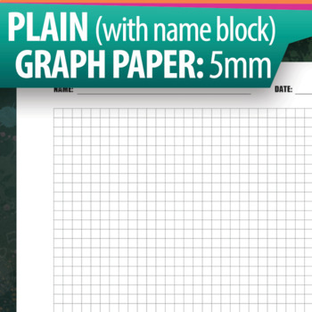 Printable Graph Paper 5 mm