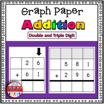 Preview of 2 Digit and 3 Digit Addition with and without Regrouping Worksheets