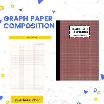 Preview of Graph Paper Composition Notebook, 120 Pages A4, Quad Ruled