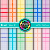 Graph Paper Digital Paper Clipart: 12 Math Backgrounds Cli