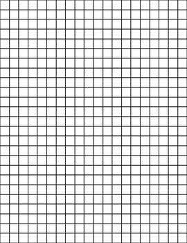 Preview of Graph Paper: Full Page Grid - 1 centimeter squares