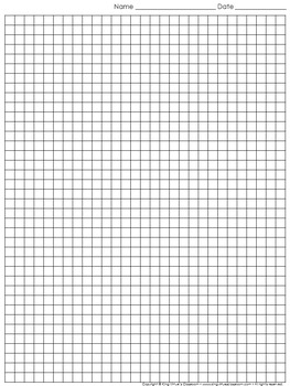 graph paper full page grid quarter inch squares 29x38 boxes king virtue