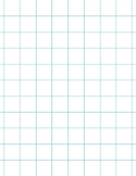 Graph Paper Grid Paper 4 Sizes: 1 Inch 1/2 Inch 1/4 Inch 1/8 Inch