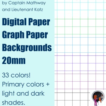 Large Graph Paper Background: 20 Digital Papers by The Triple Point