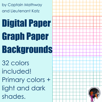 Preview of Graph Paper, Grid Paper, Digital Paper Download, 9mm squares