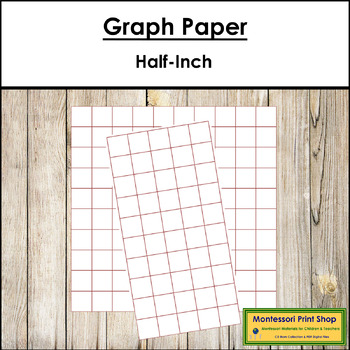 Preview of FREE Graph Paper - Half Inch